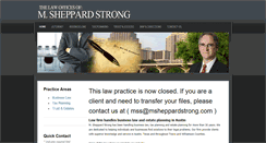 Desktop Screenshot of msheppardstrong.com